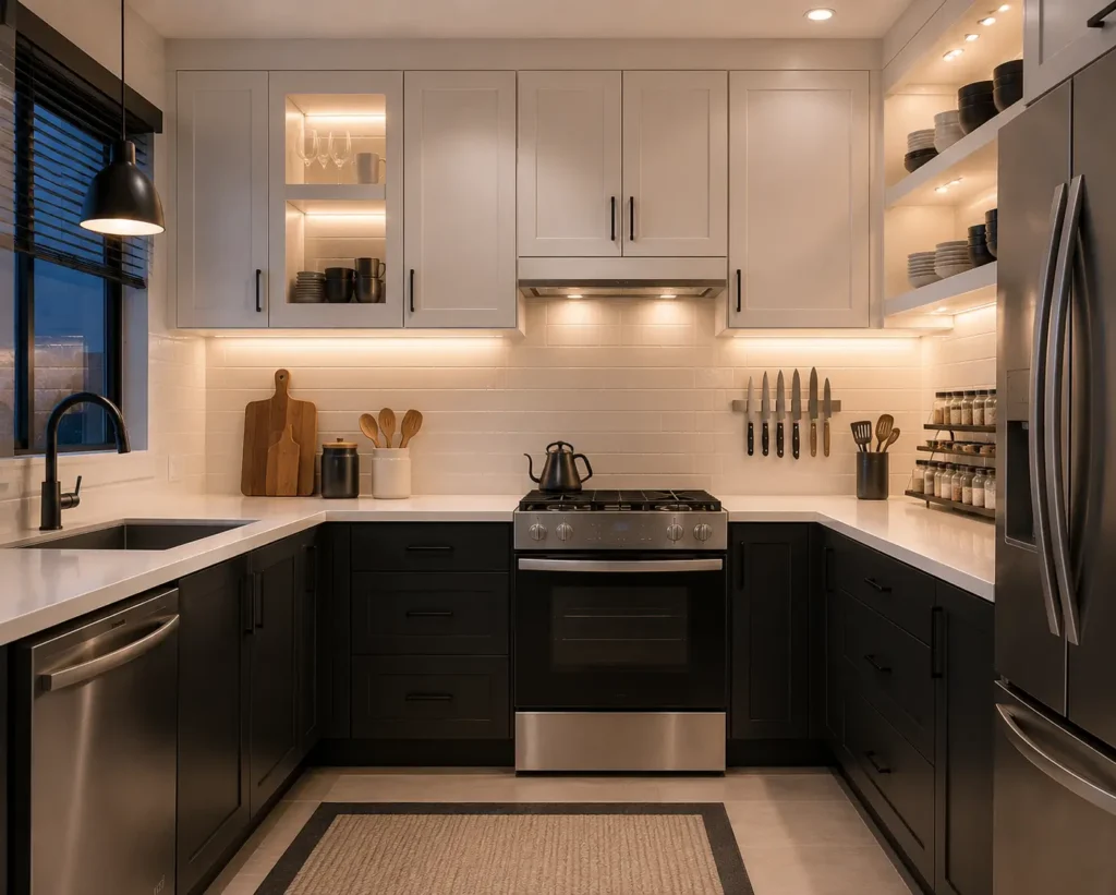 Modern Kitchen Glow