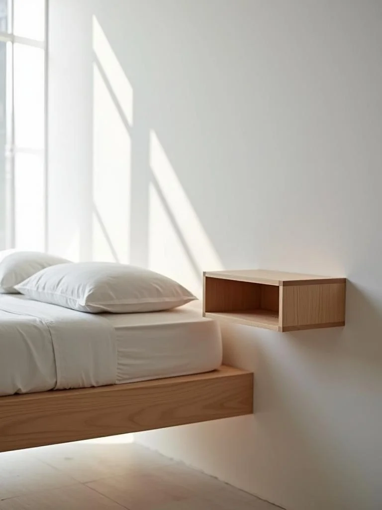 Install Wall-Mounted Nightstands