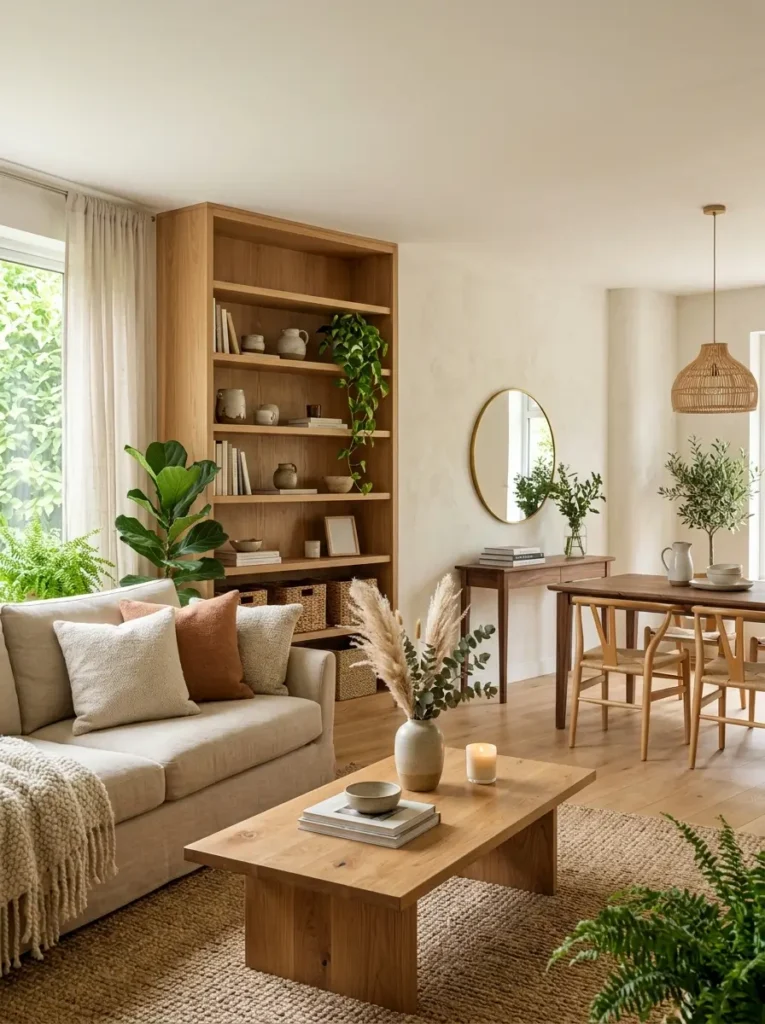 Decorate with Natural Wood Furniture