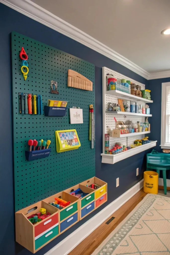  Organize with Pegboards and Wall Hooks