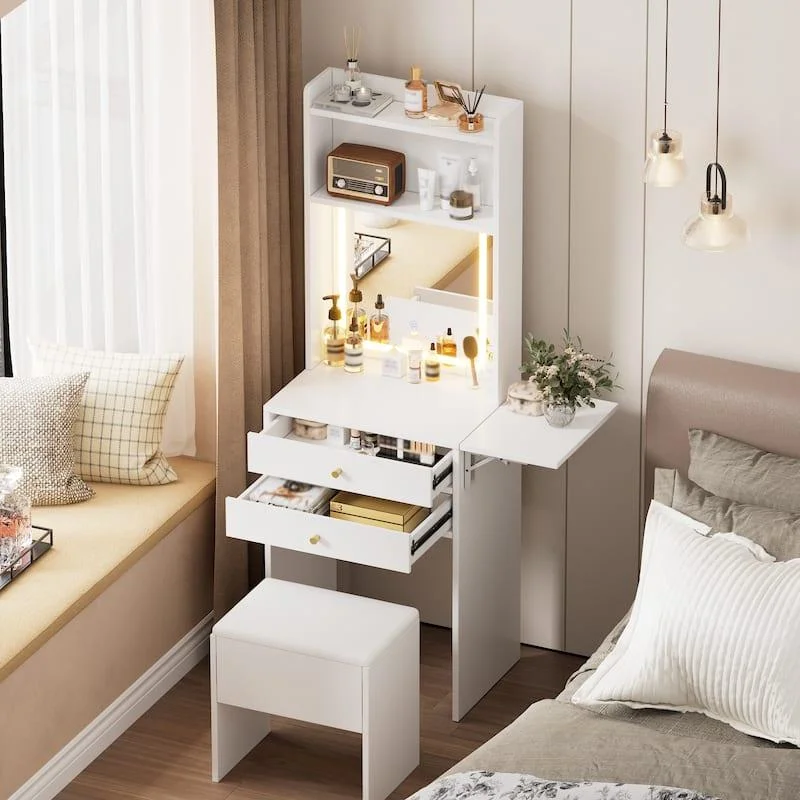 Select a Vanity That Doubles as a Desk