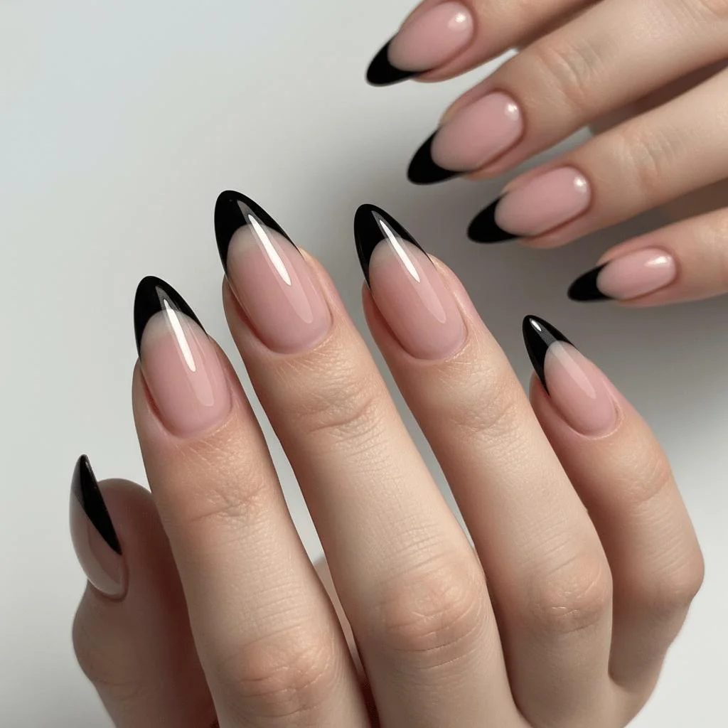 Why Black French Manicure Is So Popular