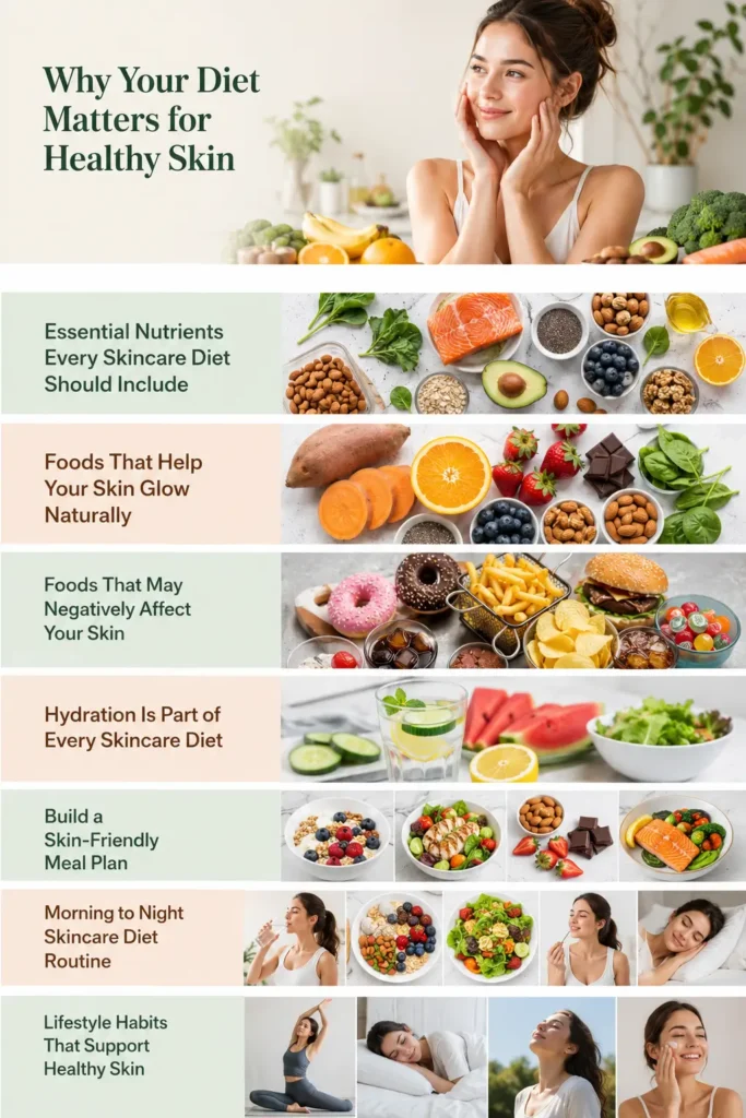 Skincare Diet: The Complete Guide to Eating for Healthy, Clear, and Glowing Skin
