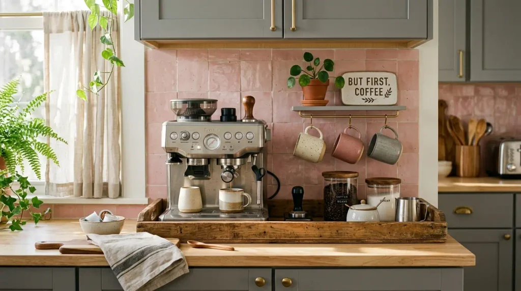 A Cozy Coffee Corner Cozy Kitchen Ideas