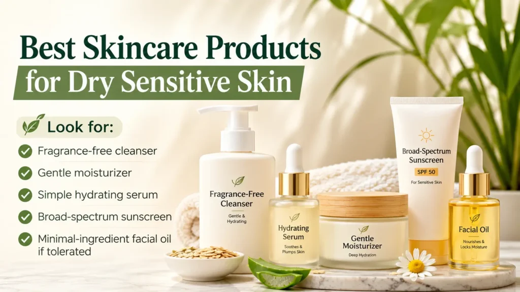 Best Skincare Products for Dry Sensitive Skin