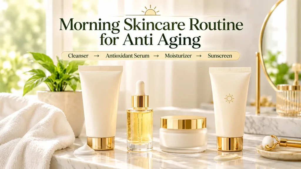 Morning Skincare Routine for Anti Aging