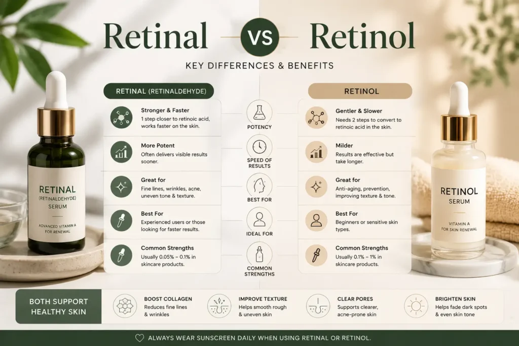 Retinal vs Retinol