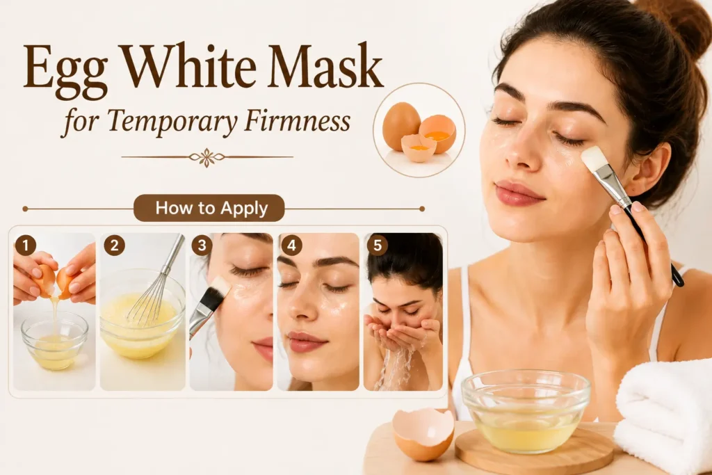 egg white mask for under eyes
