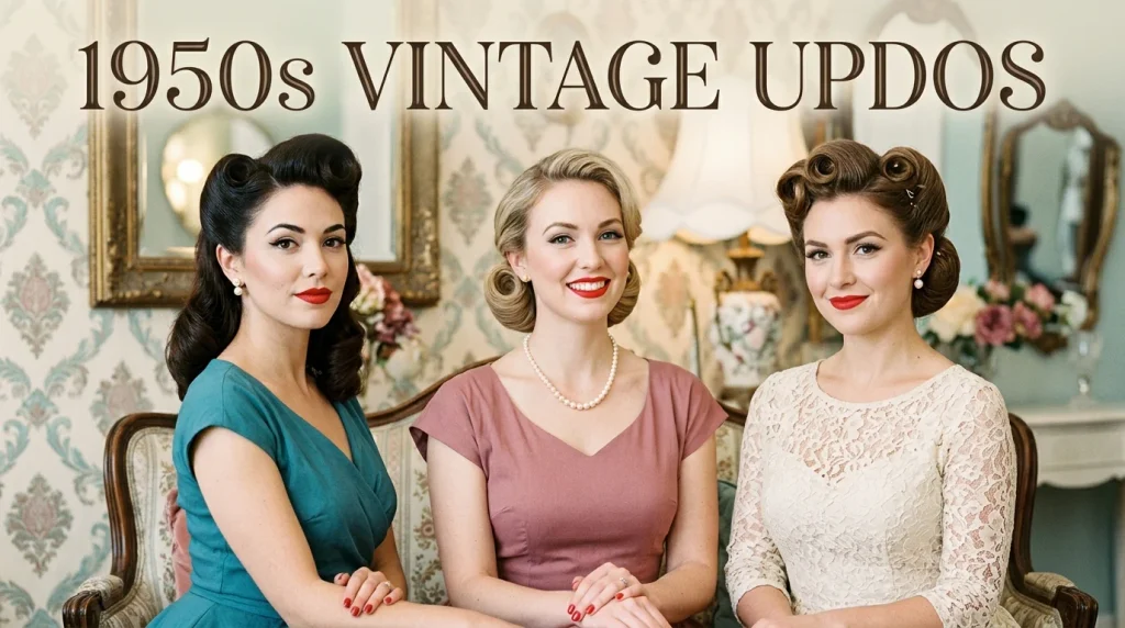 1950s Vintage Updos 