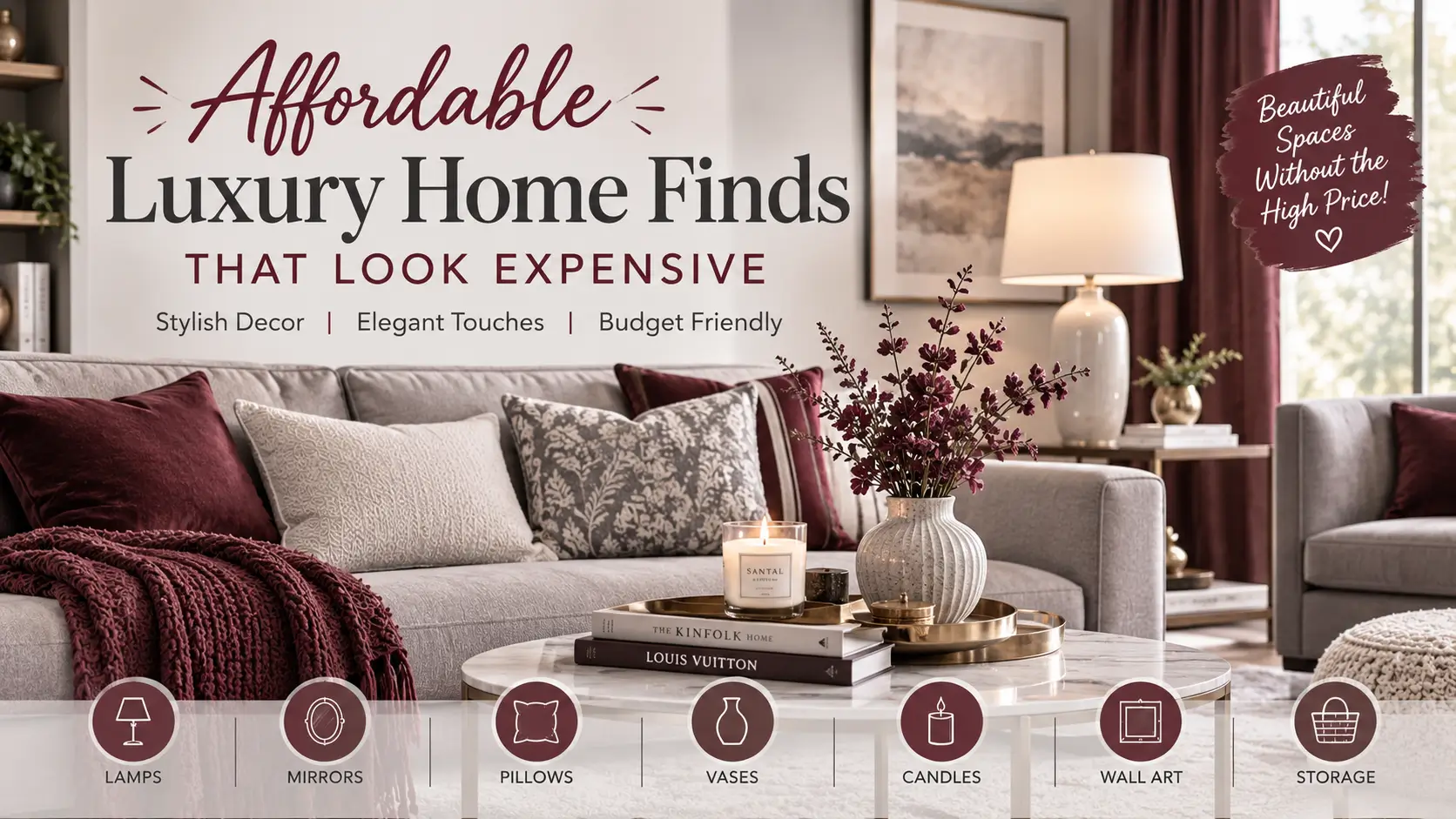 Affordable luxury finds that look expensive