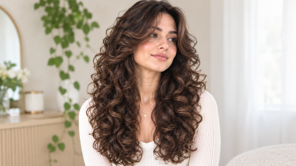 Butterfly Haircut for Curly Hair
