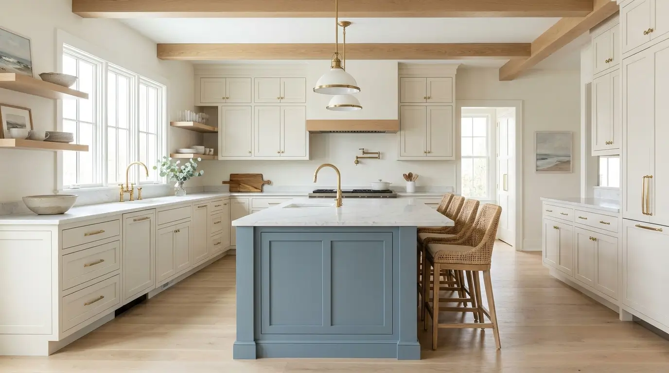 Coastel kitchen Coastal Quiet Luxury Home Ideas