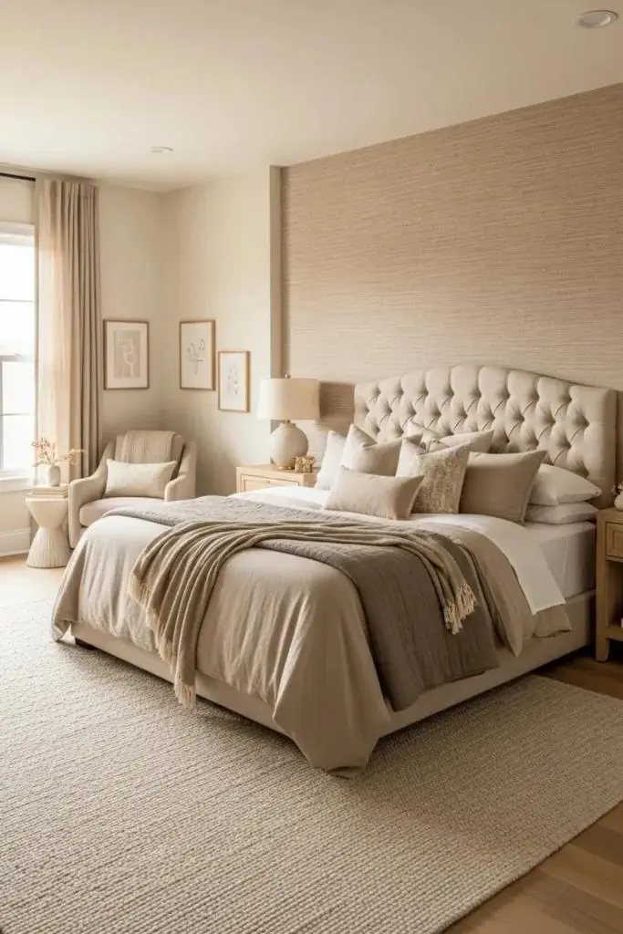 Cream and Caramel Neutral Bedroom ideas