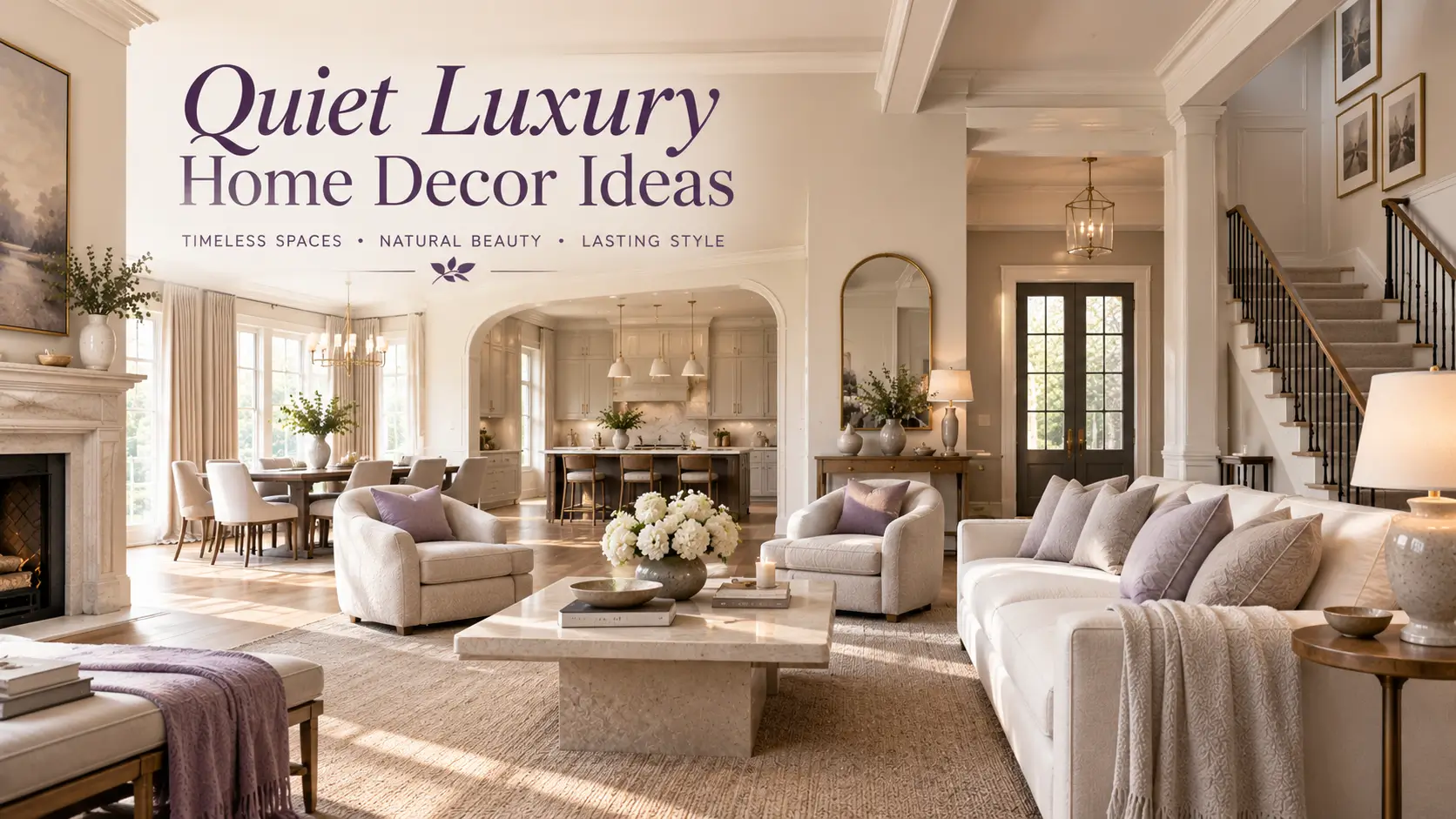 Quiet Luxury Home Interior Quiet luxury home decor ideas