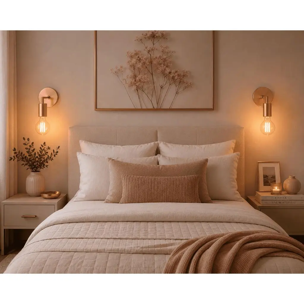 Scandinavian Cream Bedroom Neutral bedroom ideas