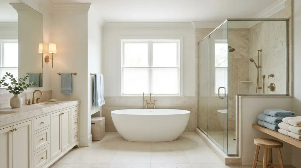 Spa bathroom Coastal Quiet Luxury Home Ideas 