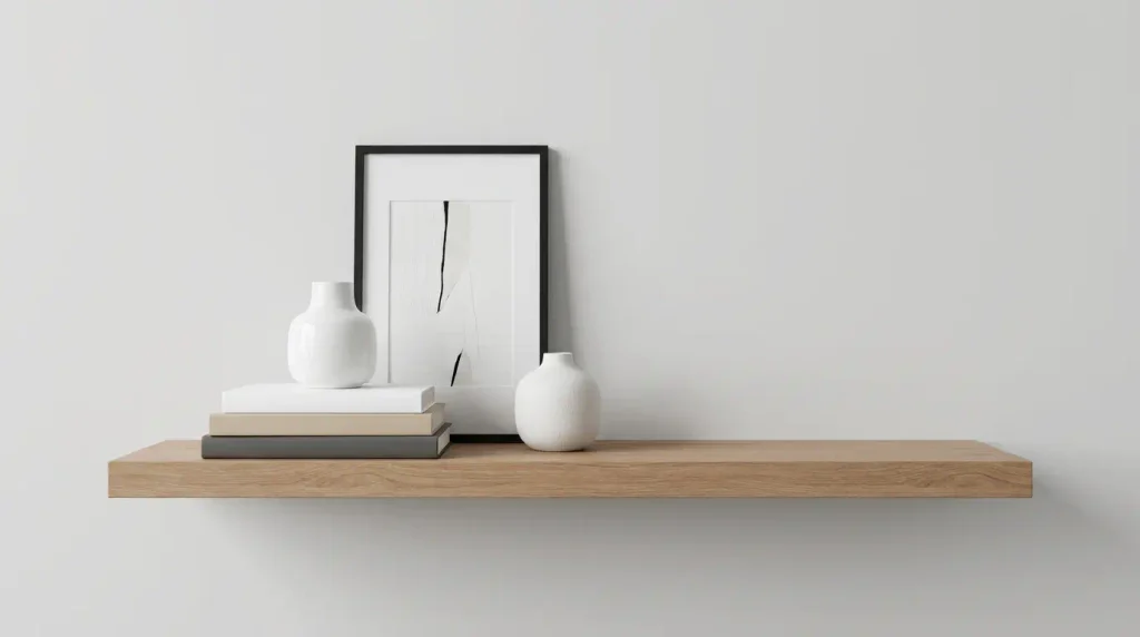 Styling floating shelves Luxury wall decor ideas