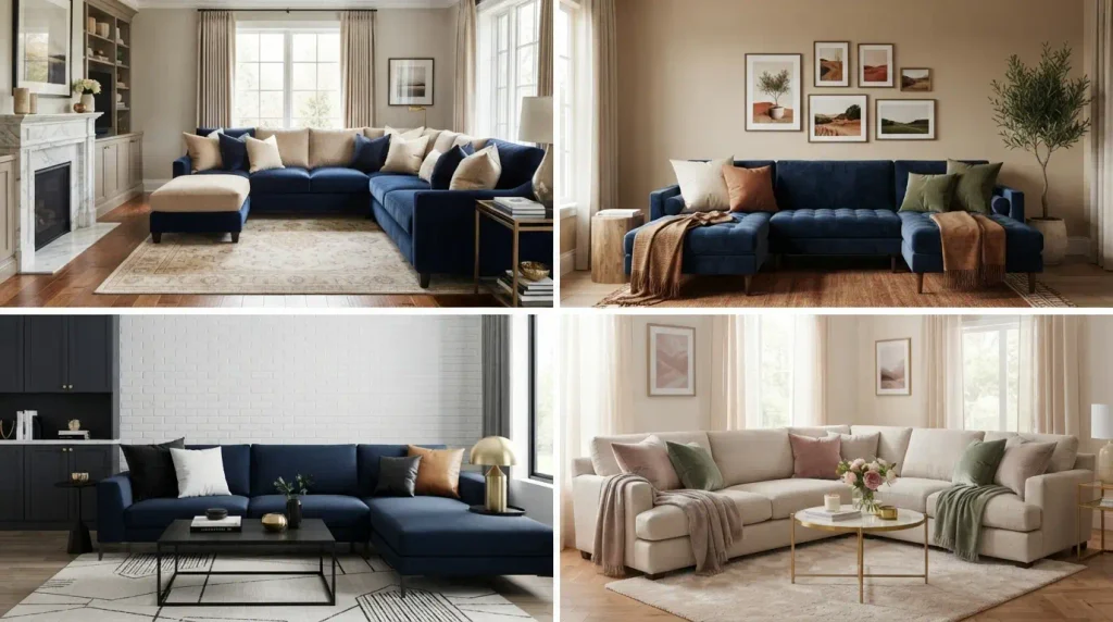 Try New Luxury Color Combinations  luxury sectional sofa