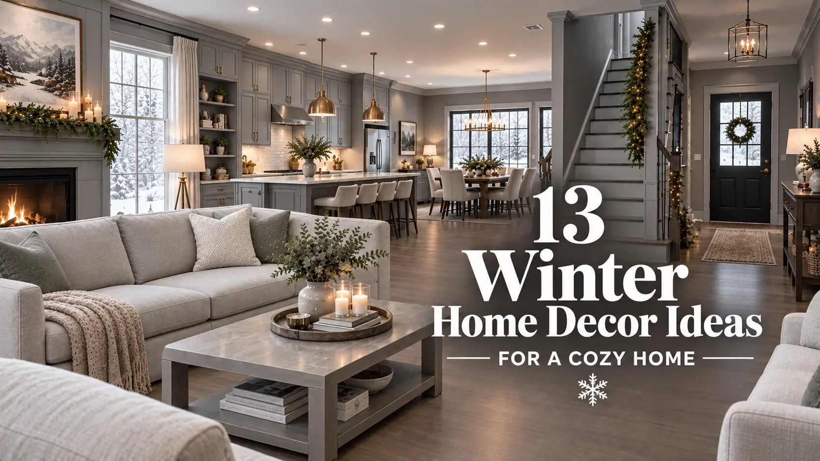 Winter Cosy Home Decor Ideas