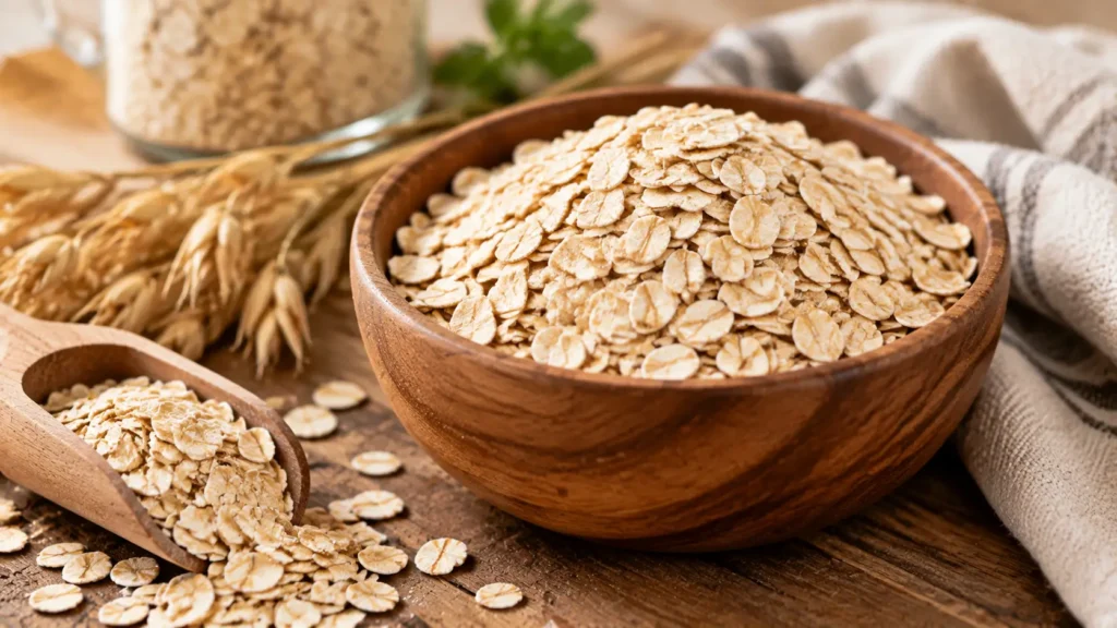 Oatmeal and honey face mask