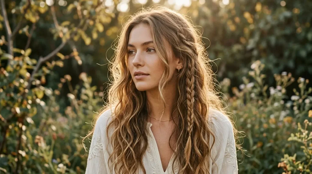 Boho Plait Hairstyles With Face-Framing Pieces