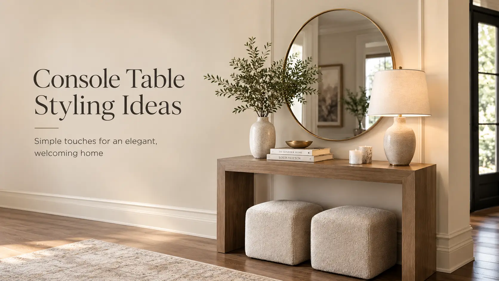 Elegant Console Table Styling Ideas