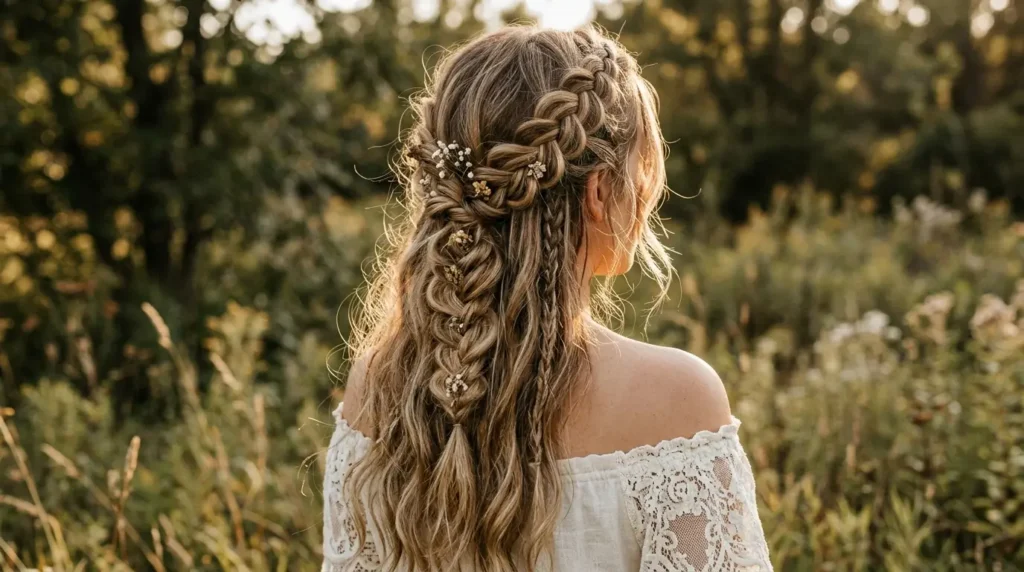 Half-Up Boho Braid